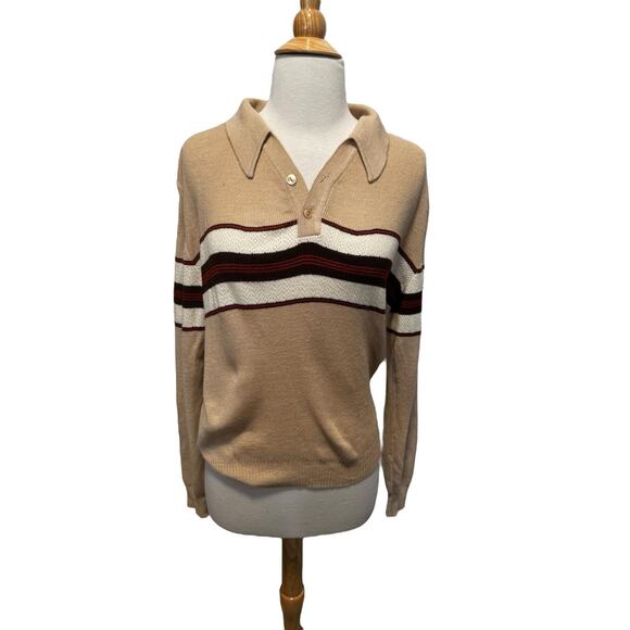 vintage cavallini fishermen / surfer style sweater size L - Picture 5 of 6